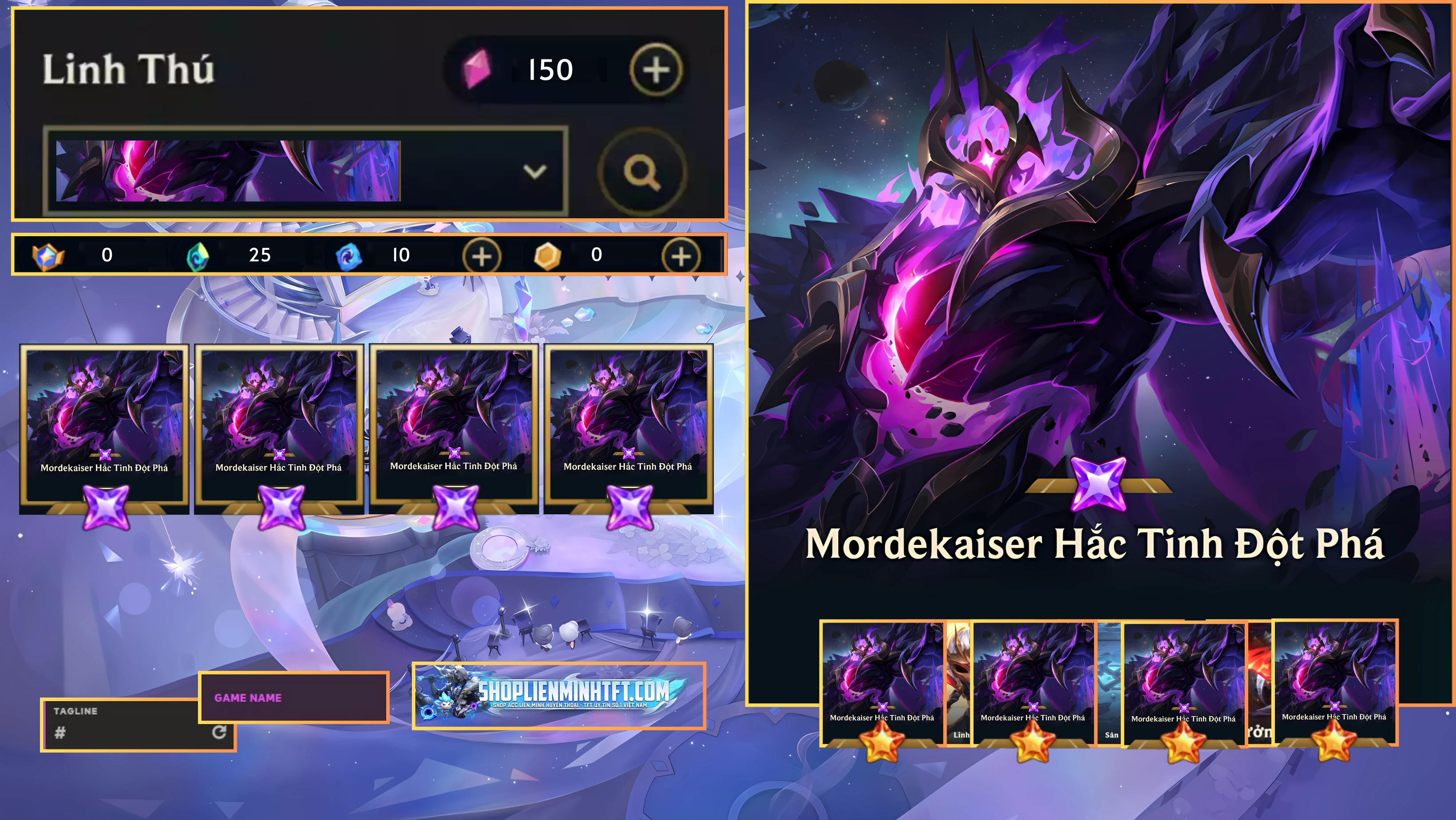 MORDEKAISER HẮC TINH ĐỘT PHÁ CLONE